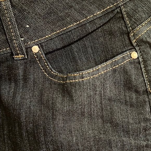 Lee Rider Women’s Bootcut Jeans in Streaked Blue Sz 12 Medium - Picture 4 of 10